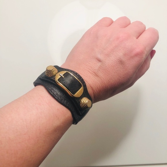 Baleciaga Arena Leather Cuff - Picture 4 of 4